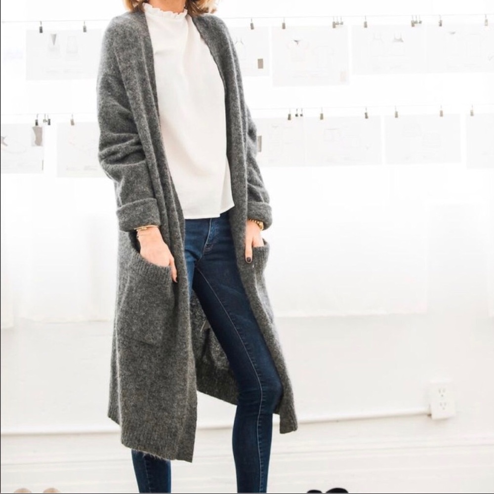 Long Gray Sweater